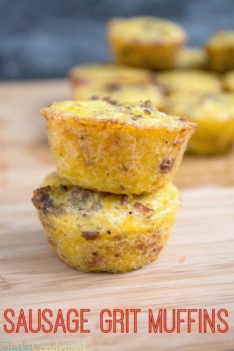 Sausage Grits Muffins