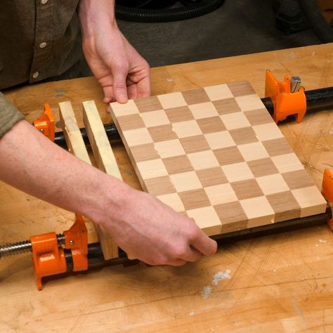 Diy Chess Set, Wood Chess Board, Chess Boards, Wooden Chess Board, Aspen Wood, Wood Chess, Easy Wood, Free Woodworking Plans, Wood Ideas