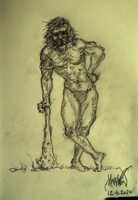 Cave Man Drawing, Cave Sketch, Caveman Art, See Drawing, Biro Drawing, Drawing Photo, Spider Art, Graphite Pencils, Faber Castell