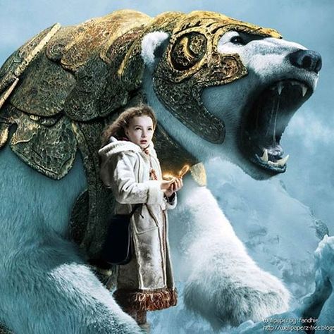 . Golden Compass Movie, Iorek Byrnison, Dakota Blue Richards, Golden Compass, Best Action Movies, Dark Materials, Philip Pullman, Ian Mckellen, The Golden Compass