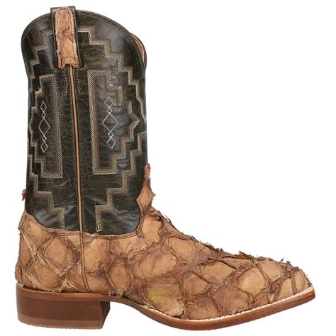 PRICES MAY VARY. 100% Leather Made in USA and Imported Pirarucu Leather, Full-Grain Leather Upper 11 Shaft Square Toe Cushioned Footbed Shaft Embroidery Exotic, Dramatic And Sophisticated, The 11 Inch Leviathan Boot In Chocolate From The Exotics Collection Is Crafted With A Bold Gnarly Water Monster Foot And A Cedar Amsterdam Leather Upper. Coordinating Southwestern Inspired Stitching Elevates This Dynamic Look. The Cushion Comfort Package Insole Provides Supportive Comfort For Your Feet. This B Exotic Dramatic, Water Monster, Justin Boots Womens, Tony Lama Boots, Square Toe Cowboy Boots, Boots Mid Calf, Dan Post Boots, Dropped Trucks, Boots Store