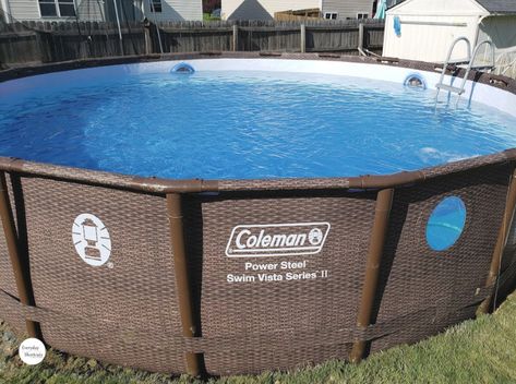 Coleman Above Ground Pool, Installing Above Ground Pool, Coleman Pool, Tank Swimming Pool, Small Pools Backyard, Garden Swimming Pool, Endless Pool, Pool Liner, Small Deck