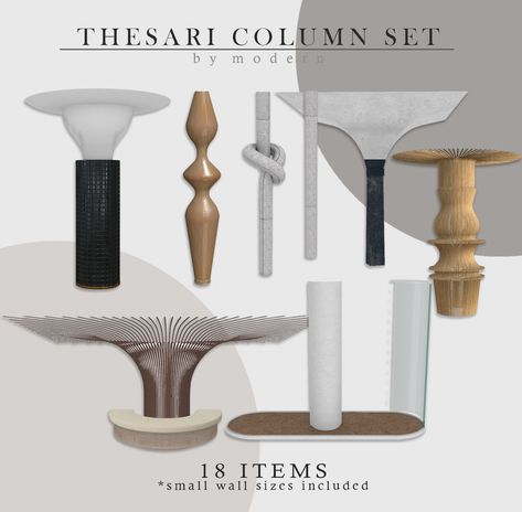 Sims 4 Cc Build Mode Columns, Sims 4 Cc Spandrel, Sims 4 Pillar Cc, Sims 4 Cc Columns, Sims 4 Columns Cc, Sims 4 Retail Cc, Sims 4 Furniture, Columns Decor, Column Decoration