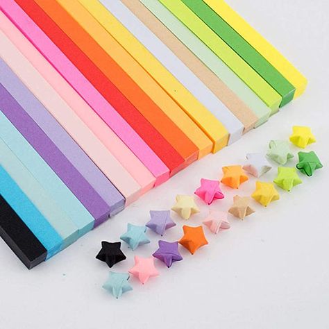 Origami Stella, Origami Star Paper, Paper Craft Tools, Diy Star, Rainbow Diy, Origami Models, Star Paper, Paper Origami, Diy Papier