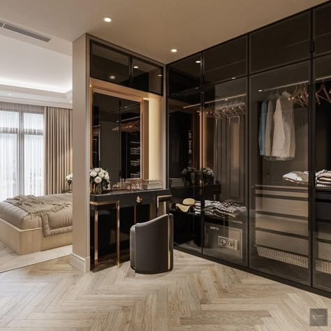 Modern Closet Designs, Dressing Design, Dressing Room Closet, Classical Interior, Dream Closet Design, Modern Rooms, Closet Design Layout, Walk In Closet Design, Luxury Closets Design