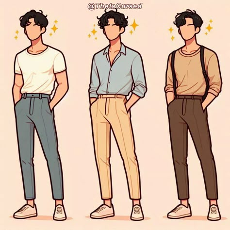 Casual Male Outfits Street Style, Softboy Outfits Summer, Male Clothing Drawing Casual, Guy Outfits Drawing, Clothing Ideas Male, Drawing Base Comic, Cartoon Art Reference, Anime Boy Reference, Pose Reference Base