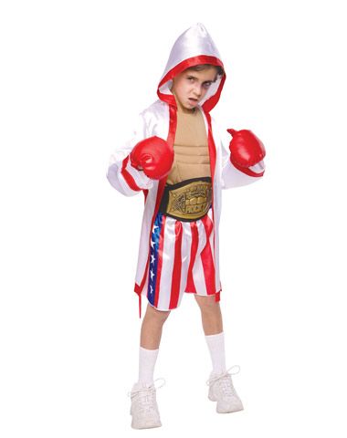 Halloween Diy Toddler, Rocky Balboa Costume, Rock Balboa, Boxer Outfit, Boxer Halloween, Diy Baby Halloween Costumes, Boxing Halloween Costume, Halloween Costume Store, Halloween 23