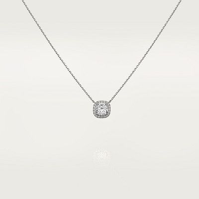 Cartier Necklace Diamond, Cartier Jewelry Necklace, Cartier Necklace, Beautiful Accessories, Expensive Taste, Cartier Jewelry, White Gold Necklaces, Minimal Jewelry, Cushion Cut Diamonds