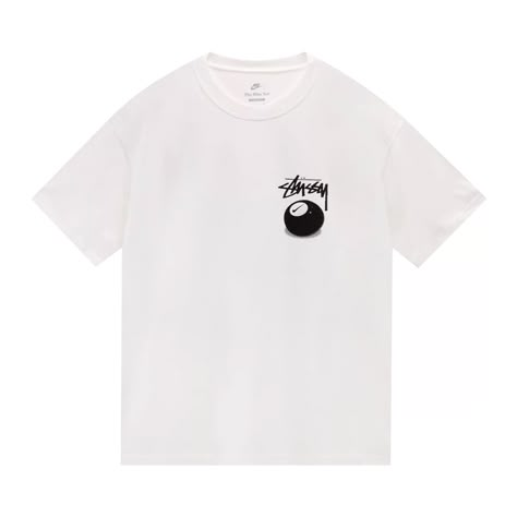 Stussy Tee Shirt, Stussy 8 Ball Shirt, Stussy T Shirt, Stussy 8 Ball, Stussy Shirt, Stussy Tee, Stussy Nike, Nike X Stussy, White Goat