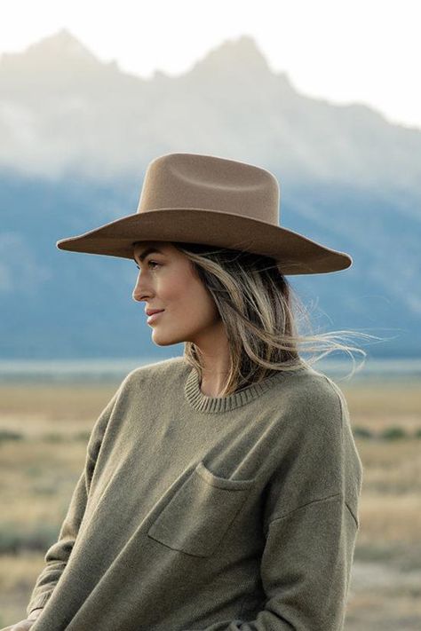 From coffee dates to country music festivals, the Teddy Cattleman Hat has you covered. With a true cattleman crown + wide western brim, this classic cowgirl hat is sure to stand out in a crowd. May we suggest taking Teddy up a notch? Shop Western bands + your favorite hat trims to make the look your own! S/M = 57cm M/L = 59cm 100% soft Australian wool Great sun protection Brown Cowgirl Hat, Buckaroo Hats, Cattleman Hat, Brown Felt Hat, Classic Cowgirl, Invert Colors, Clogs Heels, Mom Accessories, Hidden Images