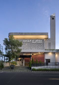 Architecture Mosque Design, Mosque Facade Design, Mushola Design, Modern Mosque Design, Mosque Facade, Masjid Design, Modern Mosque, Mosque Design Islamic Architecture, Mosque Design