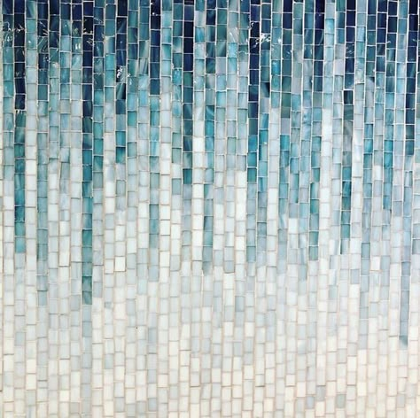 Ombre Tile, Bathroom Mosaic, Mosaic Bathroom Tile, Blue Mosaic Tile, Mosaic Bathroom, Artistic Tile, Mosaic Design, Blue Mosaic, Tile Inspiration