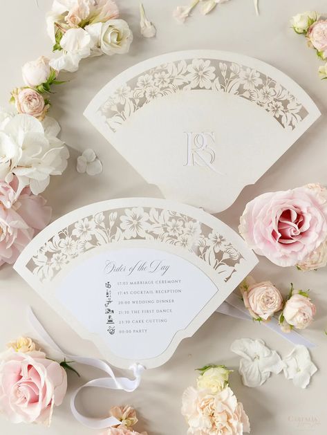 Luxury Wedding Invitations Samples UK and USA – Page 6 – Cartalia Elegant Wedding Invitations Uk, Free Wedding Invitation Samples, Box Wedding Invitations, Elegant Wedding Stationery, Free Wedding Invitations, Program Fans, Wedding Program Fans, Wedding Ceremony Programs, Blush Wedding Invitations