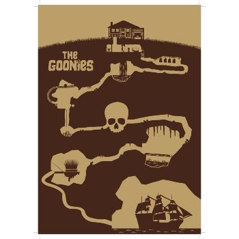 Humorous Christmas Cards, Los Goonies, Goonies 1985, Poster Grafico, The Goonies, Best Movie Posters, East End Prints, Minimal Movie Posters, Minimal Prints