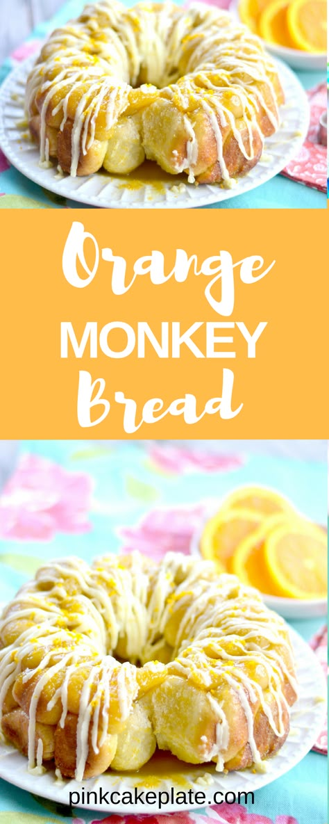 Orange Roll Monkey Bread, Orange Monkey Bread With Canned Biscuits, Easter Monkey Bread, Orange Monkey Bread 12 Tomatoes, Cranberry Orange Monkey Bread, Rhodes Rolls Monkey Bread, Orange Monkey Bread, Basil Drinks, Rhodes Recipes