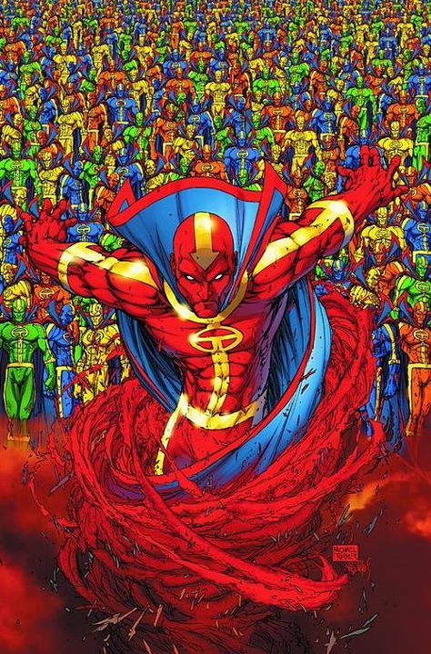 Red Tornado (New Earth), DC Comics; android created by Professor T.O. Morrow. The air elementals known as Ulthoon the Tornado Tyrant and the Tornado Champion took control of the Red Tornado's android body and used him as a weapon against the Justice League and Justice Society of America. However, the Red Tornado overcame the experience with a new sense of morality and became a hero out of his own right. Red Tornado, Michael Turner, The Creeper, Emma Frost, Dc Comics Superheroes, Dc Comics Artwork, Dc Comics Characters, Dc Comics Art, Dc Heroes