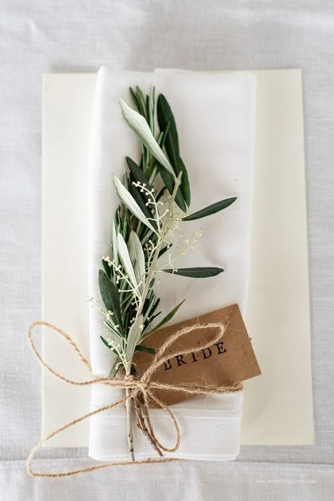 Wedding Decor Olive Branches, Olive Tree Party Theme, Olive Branch Table Setting, Buffet Wedding Decor, Olive Napkin Wedding, Olive Foliage Wedding, Olive Theme Wedding Table Settings, Olive Branch Table Runner, Olive Wedding Theme Decor