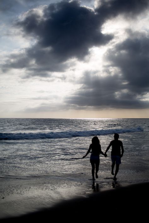 running off into the sunset Couple Running On Beach, Running At The Beach, Running Couple, Family Vision, Amazon Shorts, Ocean Sunsets, Cost Rica, Pineapple Swimsuit, Look Kimono