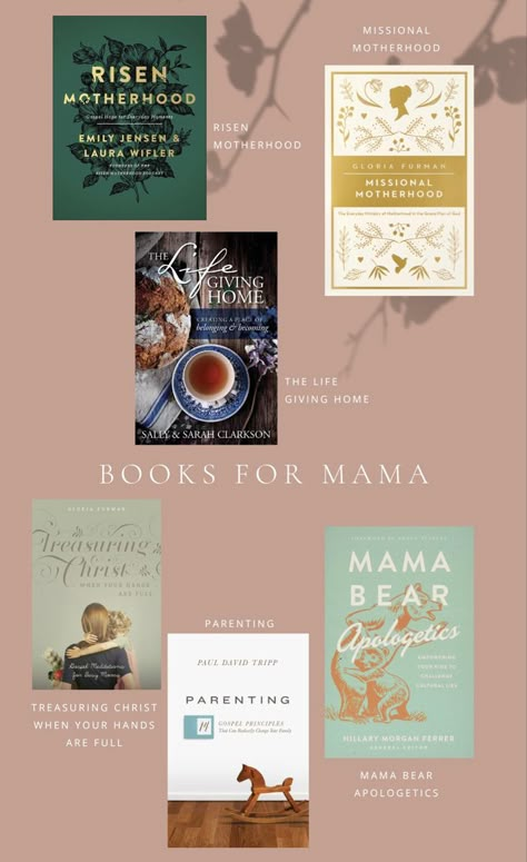 Christian Parenting Books, Risen Motherhood, Motherhood Books, Faith Based Books, Mother Culture, Top 100 Books, Entrepreneur Books, Motherhood Encouragement, Christian Motherhood