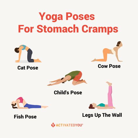 Stretches To Help Period Cramps, How To Relieve Stomach Ache, How To Stop Stomach Cramps, How To Help Stomach Aches, Stretching For Period Cramps, Yoga For Stomach Pain, Yoga Poses For Cramps Period Pains, Yoga To Reduce Period Cramps, Yoga Poses To Relieve Period Cramps