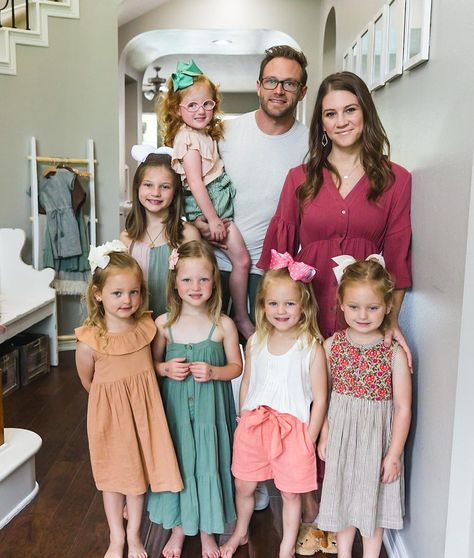 <em>OutDaughtered</em> Stars Danielle and Adam Busby on What Keeps Their Marriage Strong After 15 Years Adam Busby, Busby Quintuplets, Danielle Busby, Adam And Danielle Busby, It's A Buzz World, The Busbys, Busby Family, Toddler Boy Room Decor, Hazel Grace