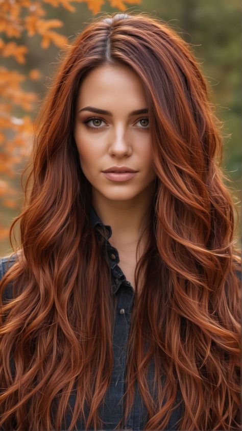 "Cozy Fall Hair Colors for Brunettes: Perfect for Homecoming" Brunette Orange Highlights, Redhead Fall Hair Color, 2024 Fall Red Hair, Fall 2024 Red Hair, Red Hair On Fair Skin, Brunette To Redhead, Fall Red Hair Color Autumn Highlights, Light Brown Hair Trends, Hair For Warm Skin Tone