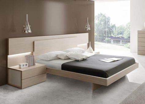 These 40 Modern Beds Will Have You Daydreaming of Bedtime Double Bed Designs, Contemporary Bedroom Furniture, Bed Platform, Super King Size Bed, Bed Design Modern, Bedroom Bed Design, Bed Furniture Design, Modern Bedroom Furniture, Contemporary Bed