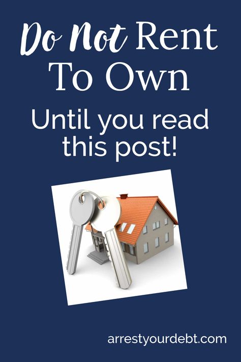 Rent To Own Homes Tips, Rent To Own Contract, Rent To Own Homes, Money Inspiration, Debt Help, Money Savvy, Money Printables, Financial Independence Retire Early, Financial Budget