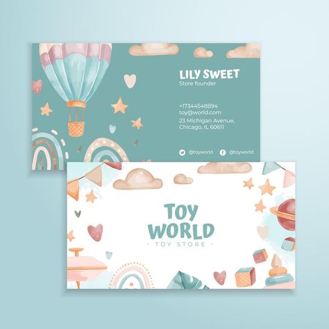 Toy Store Branding, Baby Poster Design, Shoes Banner, Kids Clothing Store Design, Kids Package, Company Business Cards, Kids Toy Shop, Baby Products Packaging, Childrens Shop