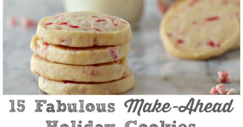 Get a head start on all that holiday baking now with these 15 Fabulous Make-Ahead Holiday Cookies recipes. Holiday Cookies Recipes, Holiday Cookies Thanksgiving, Italian Holiday Cookies, Freezer Cookies, Simple Holiday Cookie Recipes, Vegan Holiday Cookies, Holiday Cookies Decorated, Gluten Free Holiday Cookies, Easy Holiday Cookies