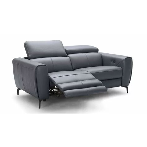 Orren Ellis Nakale 70" Square Arm Reclining Sofa & Reviews | Wayfair Comfortable Living Room Chairs, Comfortable Living Room, Winter Furniture, Power Reclining Loveseat, Leather Reclining Sofa, Reclining Loveseat, Office Guest Room, Entertainment Furniture, Living Room Collections