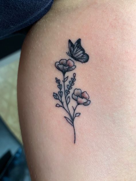 🦋🦋🦋🦋🌿🌸 Beautiful Flower Tattoos For Women, Ankle Tattoo Cover Up, Flower Tattoos For Women, Wrist Tattoos Girls, Watercolor Rose Tattoos, Lavender Tattoo, Blue Rose Tattoos, Small Forearm Tattoos, Beautiful Flower Tattoos