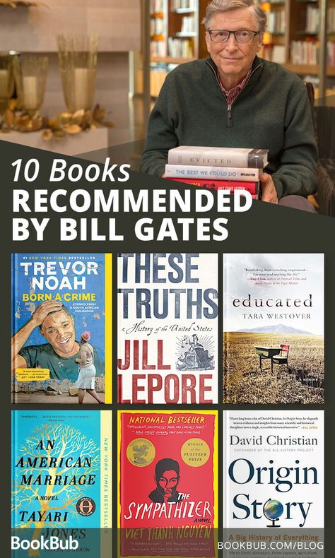 Ever wonder what the successful businessman and philanthropist reads in his free time? This is your chance to know! He has some fantastic recommendations to share — and you're going to love them!    #bill #gates #books #fiction #nonfiction #book #club Investment Books, Library Fashion, White Library, Get Rich Fast, Business Books Worth Reading, Books Photography, Books Recommended, Windsor Knot, Books Fiction