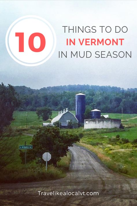 Ah, Vermont's fifth season... Here are 10 fun spring activities to do in Vermont during mud season! Vermont In Spring, Vermont Spring, Vermont Living, Waterbury Vermont, Fun Spring Activities, Things To Do In Vermont, Manchester Vermont, Stowe Vermont, Spring Getaway