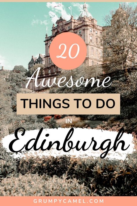 Visiting Edinburgh, Scotland? Check out these awesome things to do in Edinburgh, including recommended food tours, ghost tours, festivals and attractions like Edinburgh Castle, Camera Obscura and the Writers' Museum.  #Edinburgh #EdinburghTravel #Scotland #ScotlandTravel #Europe #EuropeTravel Edinburgh Scotland Travel, Things To Do In Edinburgh, Scotland Travel Guide, Edinburgh Travel, Scotland Vacation, Harry Porter, Visit Edinburgh, United Kingdom Travel, Camera Obscura