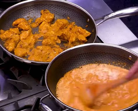 How to Make Gordon Ramsay's Butter Chicken in 15 Minutes | DESIblitz Gordon Ramsay Curry In A Hurry, Gordon Ramsay Butter Chicken Recipe, Gordon Ramsay Butter Chicken, Curry In A Hurry, Butter Chicken Curry, Indian Foods, Butter Chicken Recipe, Tv Food, Easy Chicken Curry