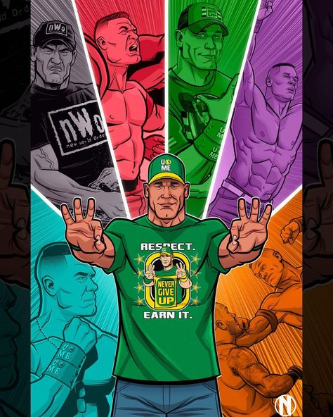 John Cena Drawing, Wwe Poster Ideas, John Cena Wallpaper, Wwe Drawings, John Cena Wwe Champion, Wwe Artwork, Wwe Posters, John Cena Pictures, John Cena Wrestling