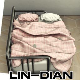 LIN-DIAN BED Set Sims 4 Metal Bed, Sims 4 Messy Bed Cc, Sims 4 Cc Pink Bed, Sims 4 Furniture Cc Bed, Ts4 Recolor, Lin Dian Sims 4 Cc, Sims 4 Infant Bed, Sims 4 Bed Cc Furniture, Sims 4 Bed Frame