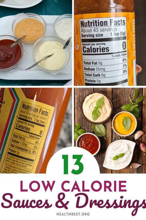 Low Calorie Spaghetti Sauce, Low Calorie Condiments, Low Calorie Spaghetti, Low Calorie Salad Dressing, Health Beet, Low Calorie Sauces, Sauce For Vegetables, Ground Beef Quinoa, Healthy Sauce