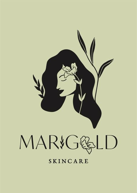 Logo Design Skincare, Natural Logo Design Inspiration, Health And Beauty Logo, Skincare Logo Design, Skincare Logo Design Inspiration, Skin Care Brand Logo Design, Natural Cosmetics Logo, Organic Beauty Logo, Beauty Care Logo