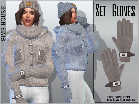 The Sims Resource - Set Women's Gloves Sims 4 Mittens Cc, Sims Gloves Cc, Sims 4 Hand Warmers Cc, Sims 4 Cc Winter Gloves, Sims 4 Cc Fingerless Gloves, Sims 4 Cc Gloves, The Sims 4 Pack, Mens Winter Gloves, Sims Download