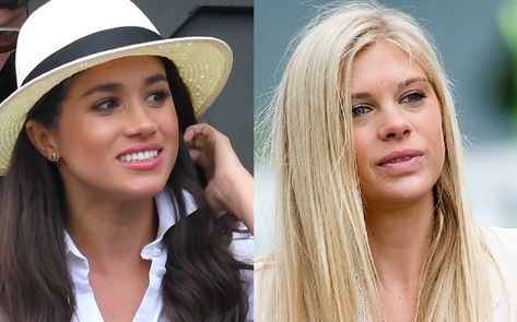 Meghan Markle Has the Wildest Connection to Prince Harry's Ex Chelsy Davy- Cosmopolitan.com Meghan Markle Ex Husband, Prince Harry Ex Girlfriend, Prince Harry Ex, Chelsy Davy, Kitty Spencer, African Print Maxi Skirt, Principe Harry, English Manor, Weird News