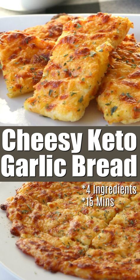 Keto Garlic Bread, Keto Side, Cheesy Garlic Bread, Boiled Egg Diet, Keto Side Dishes, Low Carb Diet Recipes, Keto Ideas, Keto Recipes Dinner, Keto Foods