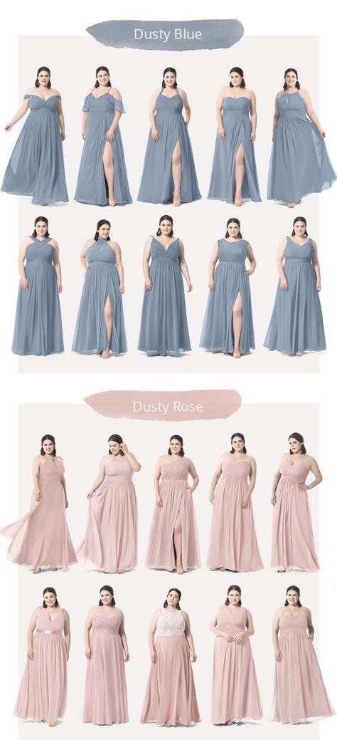 Curvy Bridesmaid Dresses, Reformation Wedding, Dusty Rose Bridesmaid Dresses, Rose Bridesmaid Dresses, Dusty Blue Bridesmaid Dresses, Plus Size Bridesmaid, Azazie Bridesmaid Dresses, Natural Make Up, Bridesmaid Dresses Plus Size