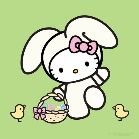 Some bunny wishes you a Happy Easter 💖 Hello Kitty Vans, Easter Drawings, Hello Kitty Images, Hello Kitty Aesthetic, Kitty Drawing, Hello Kit, Hello Kitty Backgrounds, Hello Kitty Drawing, Hello Kitty Art