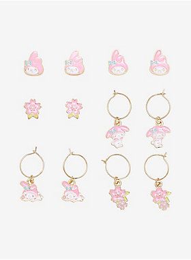 My Melody Things, Marionette Oc, Aesthetic Stuff, Accessories Jewelry Earrings, Sanrio Characters, Things I Need, My Melody, Girls Room, Cute Jewelry