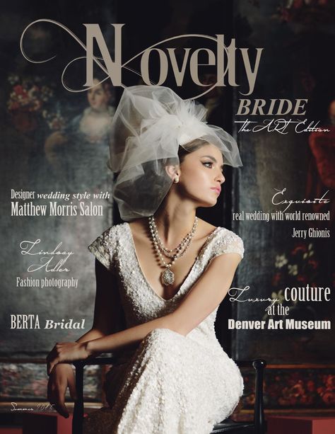 Novelty Bride Magazine VOL I Art Edition  Full of bridal inspiration for the everyday bride. This issue is all about wedding creativity featuring world renowned photographers, stylists, makeup artists and designers. www.noveltybride.com Design Wedding Dress, Were Getting Married, Wedding To Do List, Berta Bridal, Bride Magazine, Wedding Photography Tips, Brides Magazine, Bridal Inspiration, Design Wedding