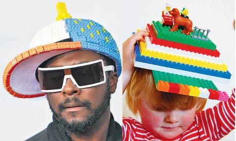 How to get ahead with a Lego hat | Fashion | The Guardian Lego Hat, Hat Day, Crazy Day, Black Eyed, Recycle Clothes, Black Eyed Peas, The Guardian, Hat Fashion, Peas