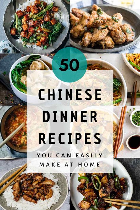 Find all your favorites and some new inspiration in this collection of Chinese dinner recipes. From the best noodles, stir-fries, and more, it includes tons of choices for delicious meals with amazing Asian flavors. #Chinese #dinner #takeout #Asian #weeknightdinner Chinese Dinner Recipes, Recipes Noodles, Twice Cooked Pork, Regional Recipes, Chinese Dinner, Homemade Chinese Food, Asian Dinner Recipes, Asian Dinners, Best Chinese Food