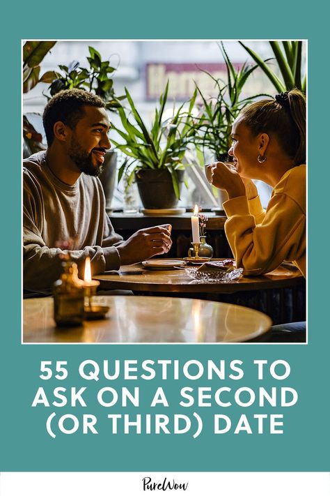 Here Are 55 Questions to Ask on a Second (or Third) Date🔆#LoveStory #RomanticEncounters #HeartfeltConnections #DateNightIdeas #SoulmateSearch #FlirtyFridays #CandlelitDinners #StarryEyedMoments #LoveQuotes #DreamyDates #WhisperedPromises #AmourAdventures 3rd Date Questions, Second Date Questions, Second Date Ideas, Rule Follower, Advice Questions, The Power Of Vulnerability, Third Date, Acts Of Love, Personal Questions